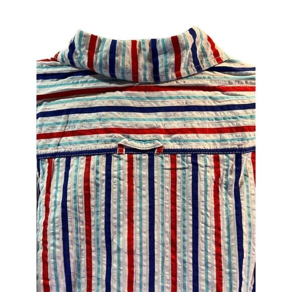 Addison Bay Women's XS Striped Preppy Dress Cover-Up Multicolor Summer - Picture 7 of 10